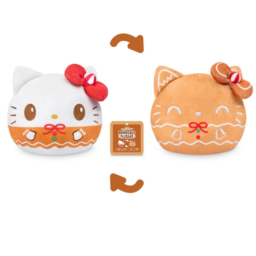 TeeTurtle Hello Kitty And Friends Reversible Hello Kitty gingerbread Kawaii